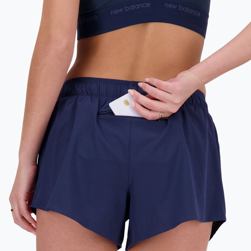 Women's shorts New Balance RC Seamless 3" blue 6