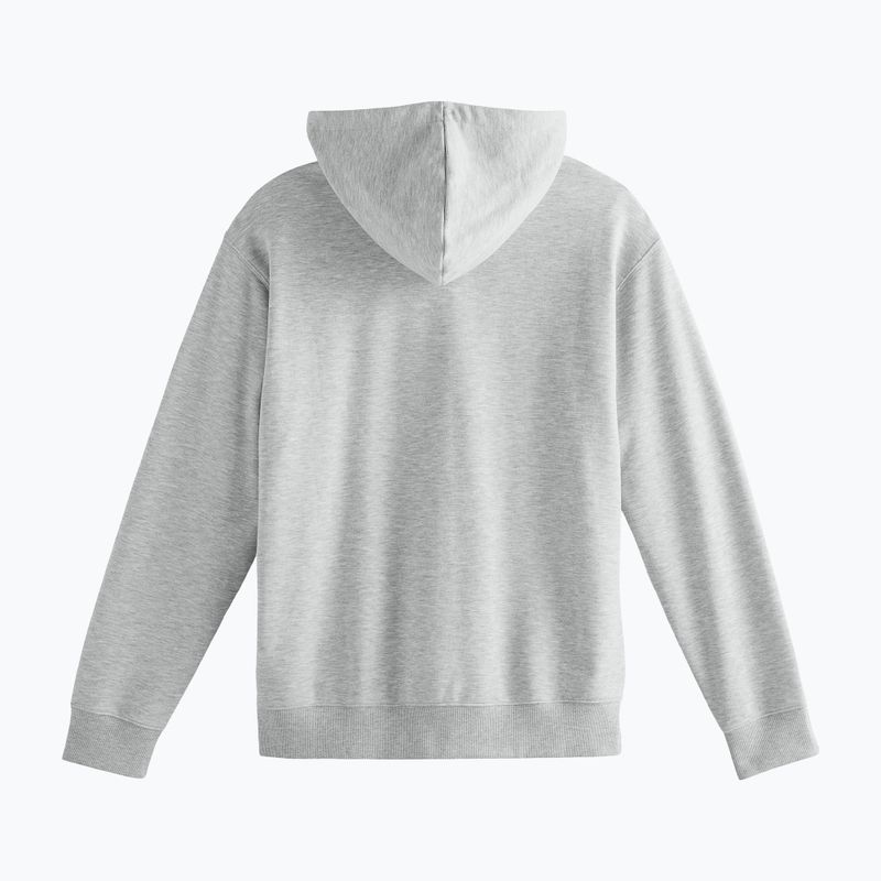 Men's New Balance Stacked Logo French Terry Hoodie athletic grey 4