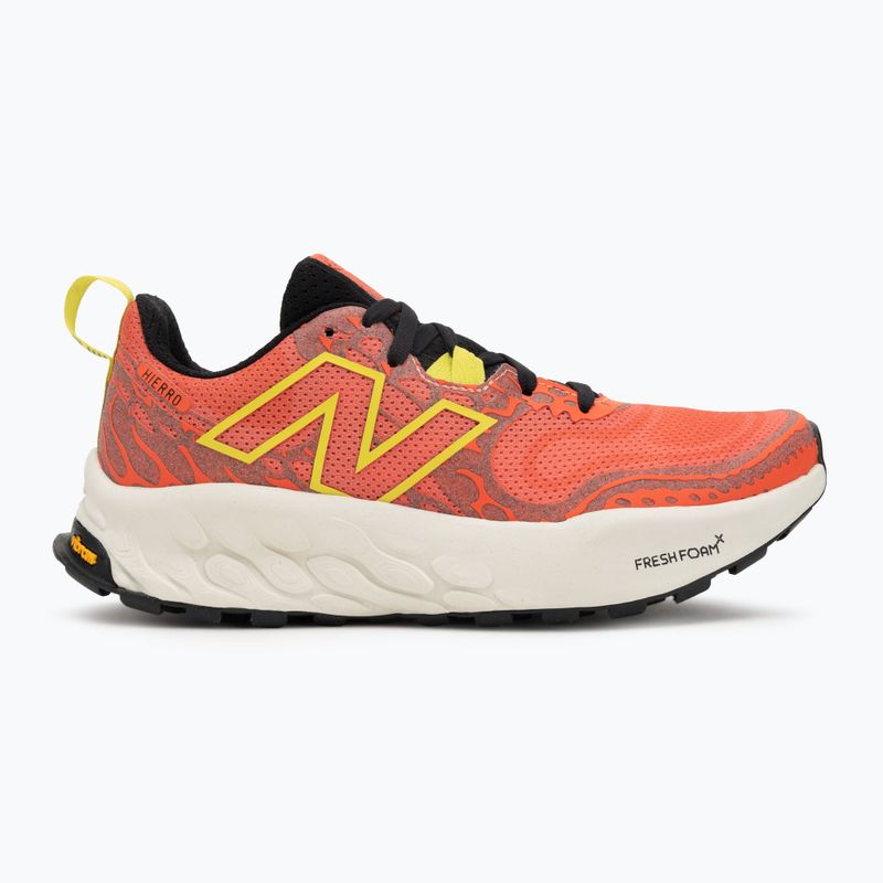 Women's running shoes New Balance Fresh Foam X Hierro v8 orange/white/yellow 2