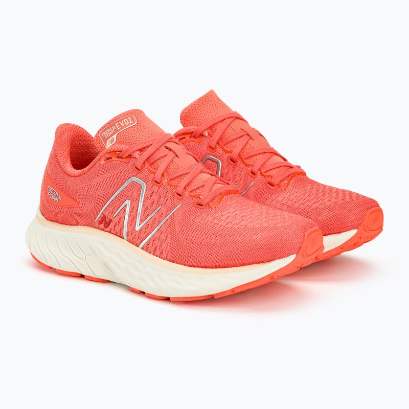 Women's running shoes New Balance Fresh Foam X Evoz v3 gulf red 4