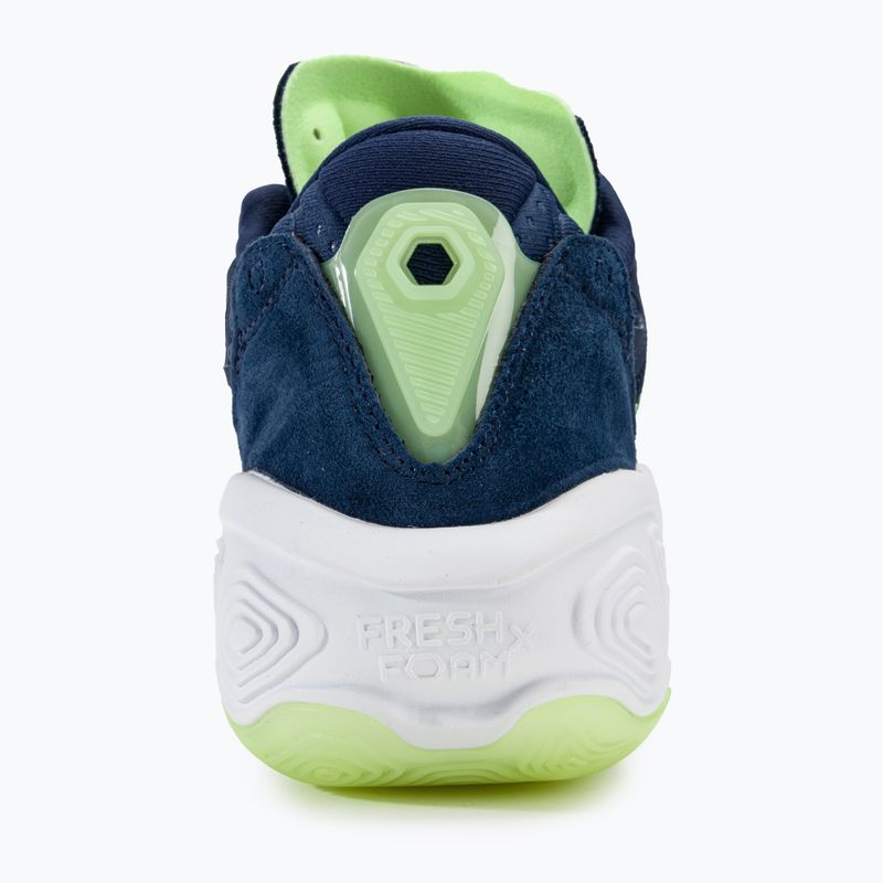 New Balance Fresh Foam BB v2 navy/lime basketball shoes 6