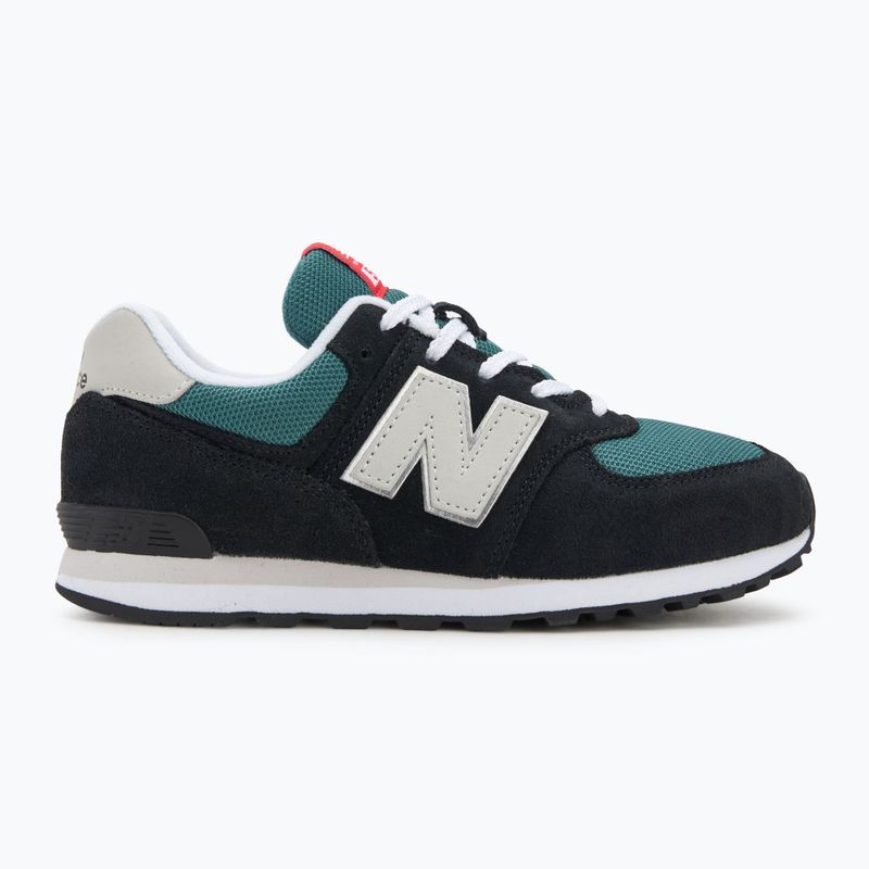 Shoes New Balance Classic 574's V1 brighton black/green/white 2