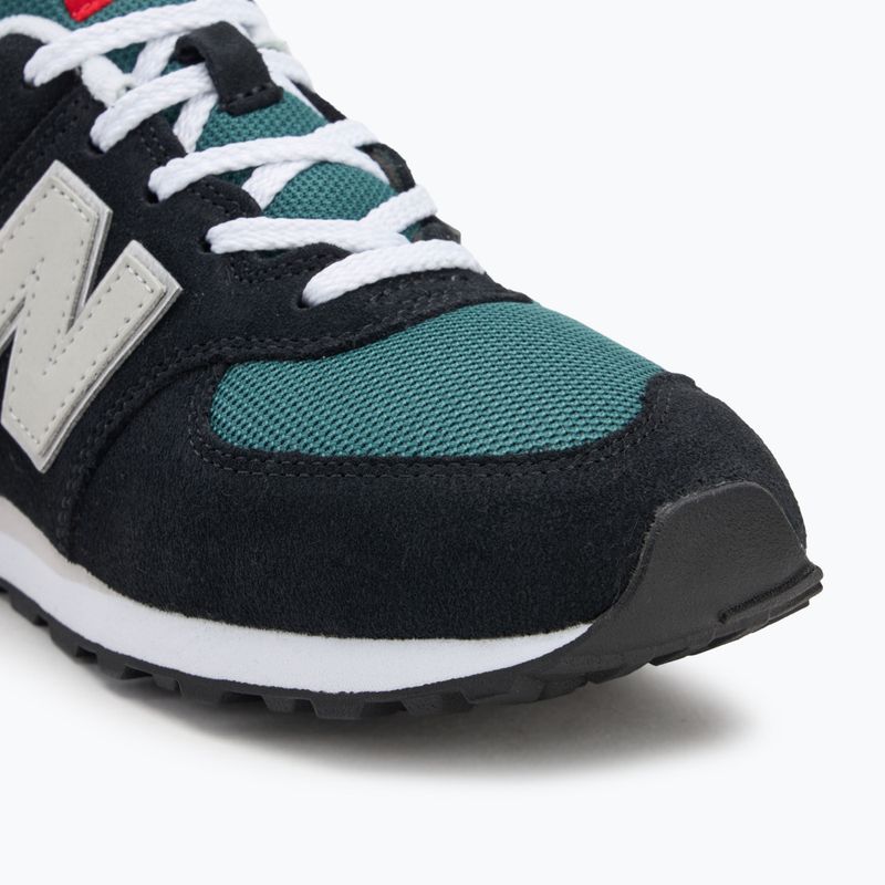 Shoes New Balance Classic 574's V1 brighton black/green/white 7