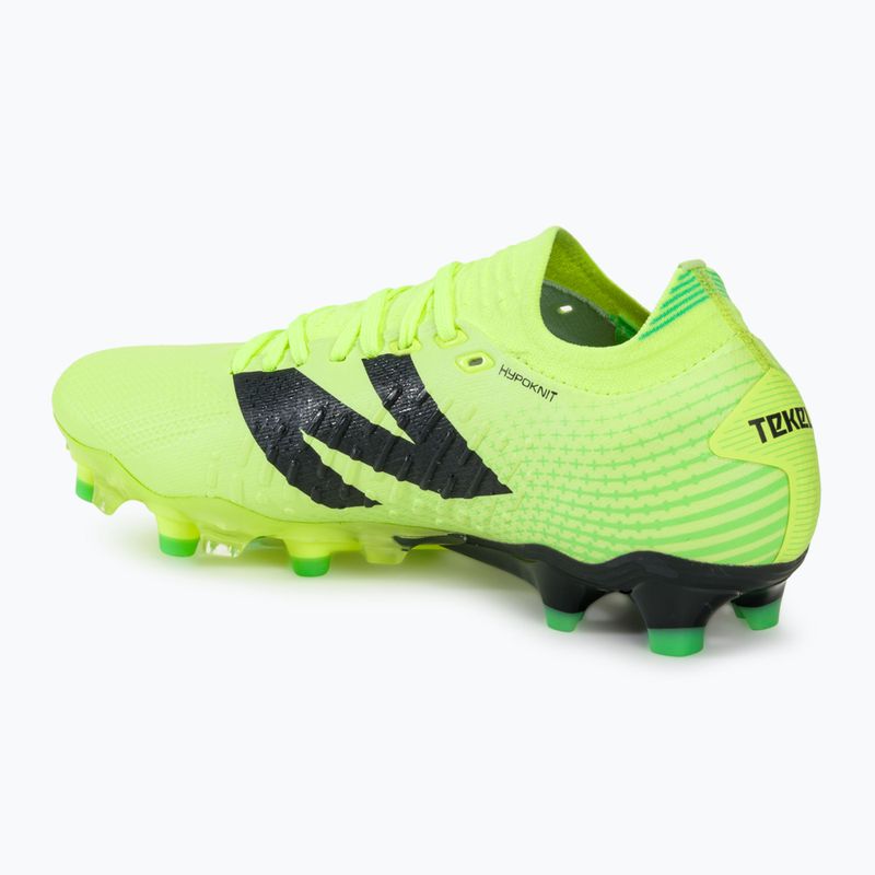 New Balance men's football boots Tekela Pro Low Laced FG V4+ bleached lime glo 3