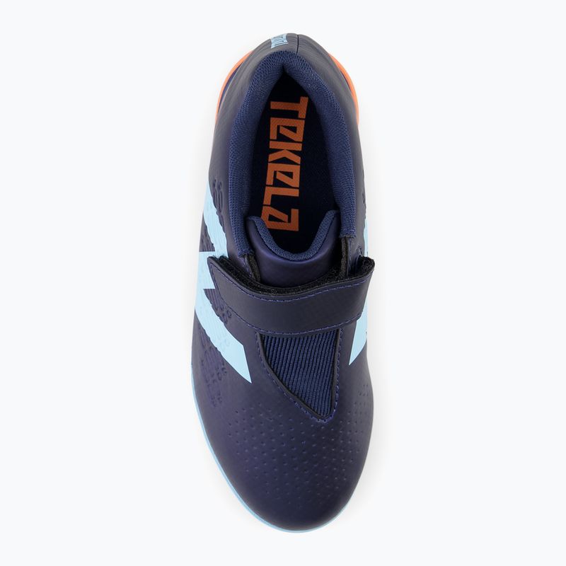 Children's football boots New Balance Tekela Magique JNR Hook & Loop TF V4+ nb navy 4