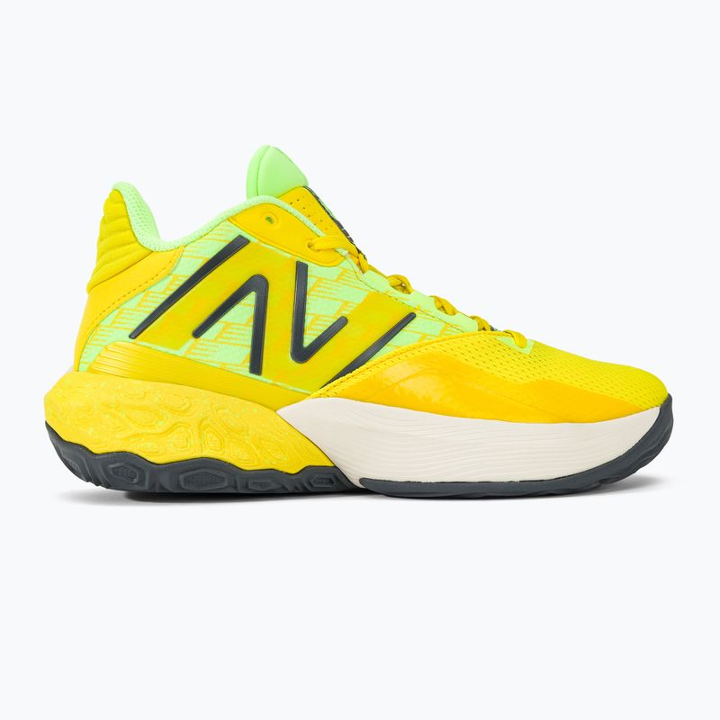 New Balance TWO WXY v4 lemon zest basketball shoes 2