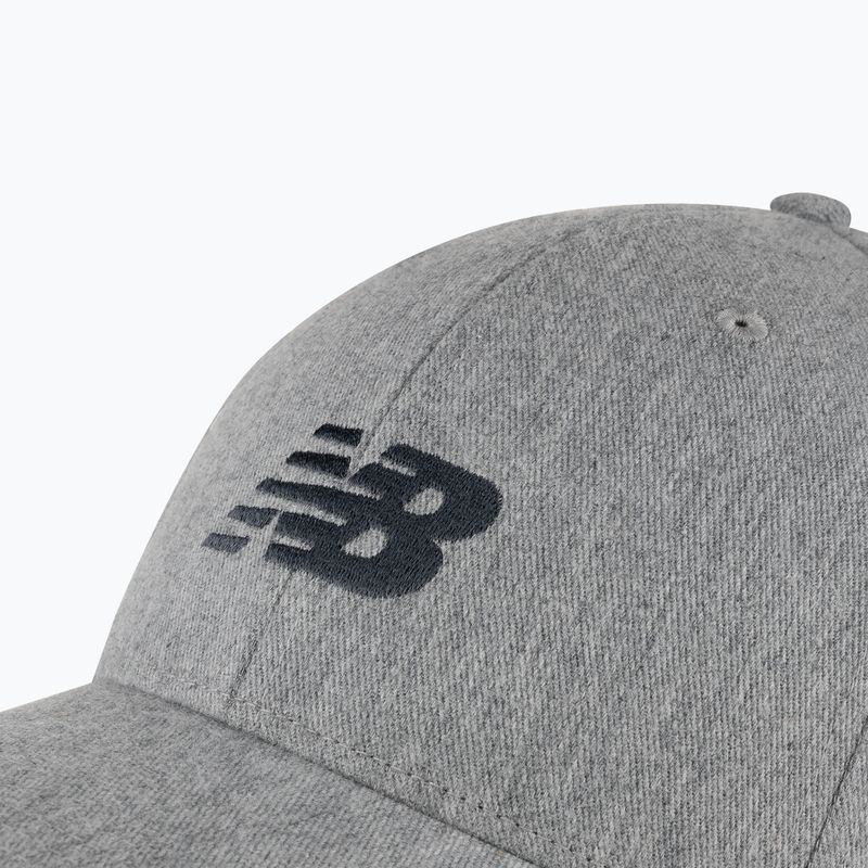 New Balance 6 Panel Structured Snapback cap grey 3