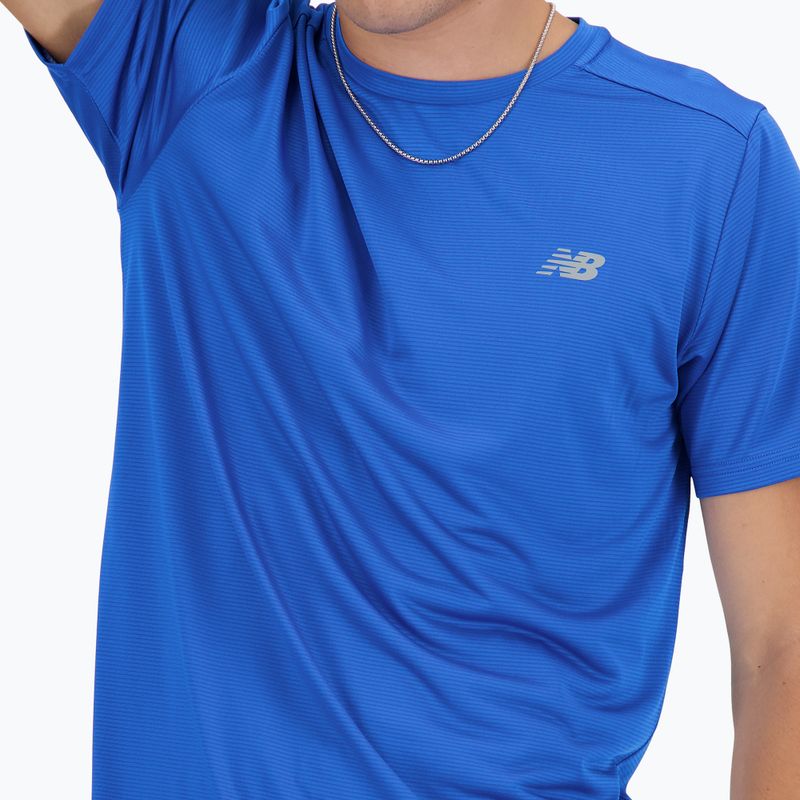 Men's New Balance Run blue oasis t-shirt 4