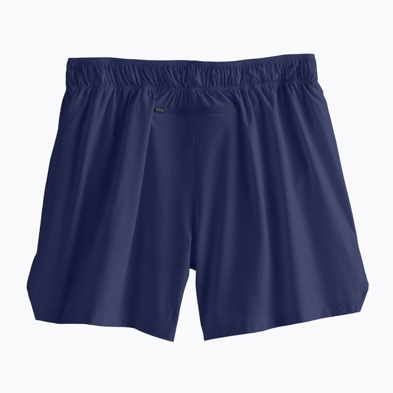 Men's New Balance RC Seamless 5 Inch blue running shorts 7