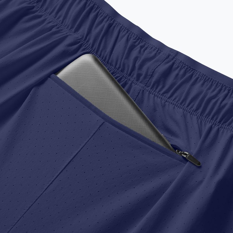 Men's New Balance RC Seamless 5 Inch blue running shorts 11