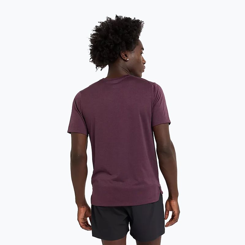 Men's New Balance Athletics Run plum brown t-shirt 2