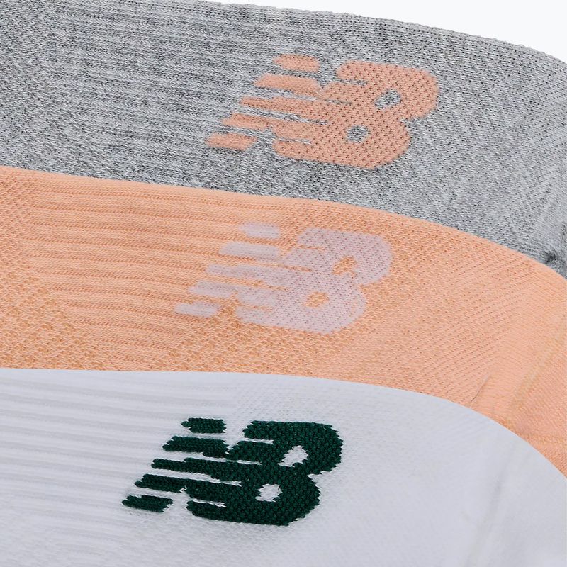 New Balance Running Repreve No Show Tab 3 pairs multicolor socks 3