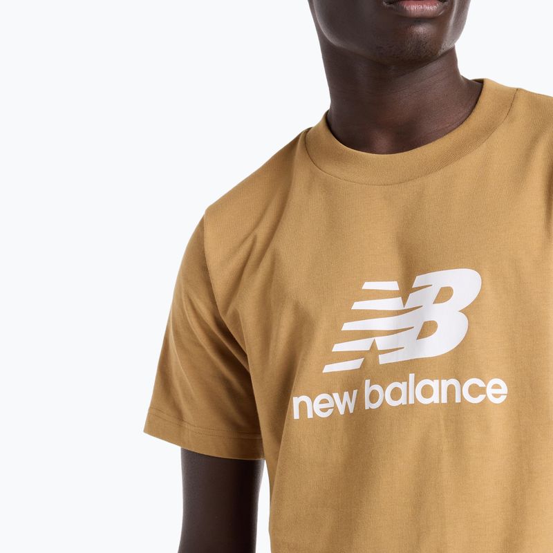 Men's New Balance Stacked Logo great plains t-shirt 3