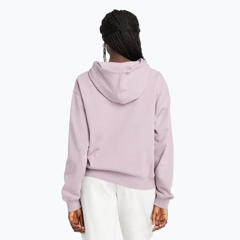 Women's New Balance French Terry Stacked Logo Hoodie icewine 2