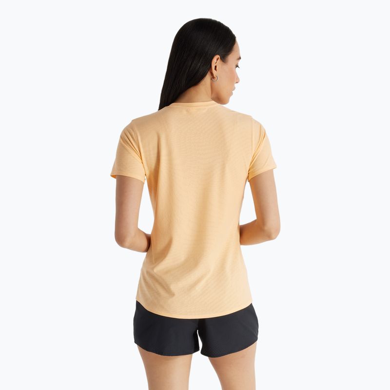 Women's New Balance Jacquard Slim running shirt peach blossom 2