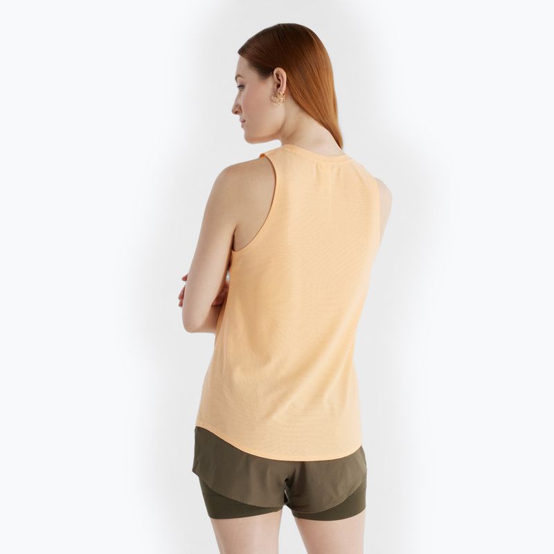 Women's New Balance Jacquard Slim Tank running top peach blossom 3