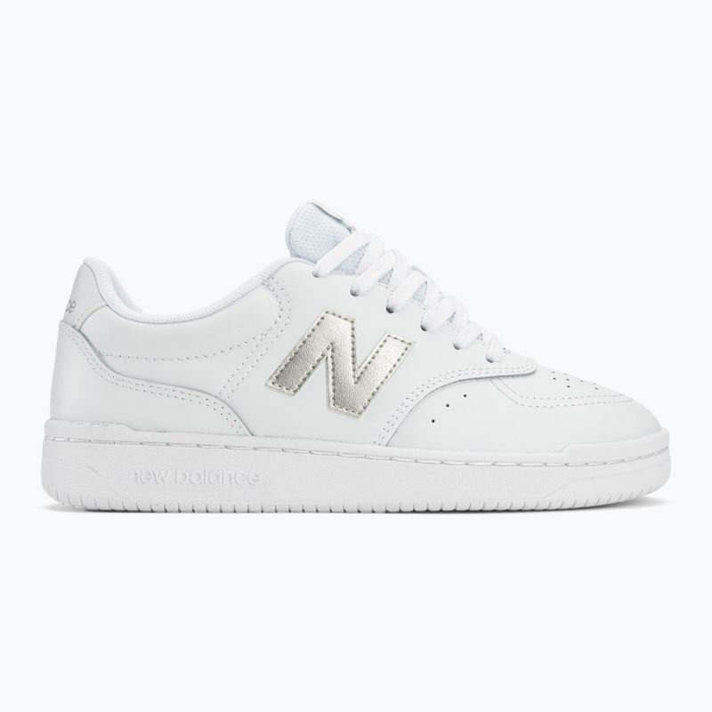 Women's New Balance BBW80 white/silver shoes 3