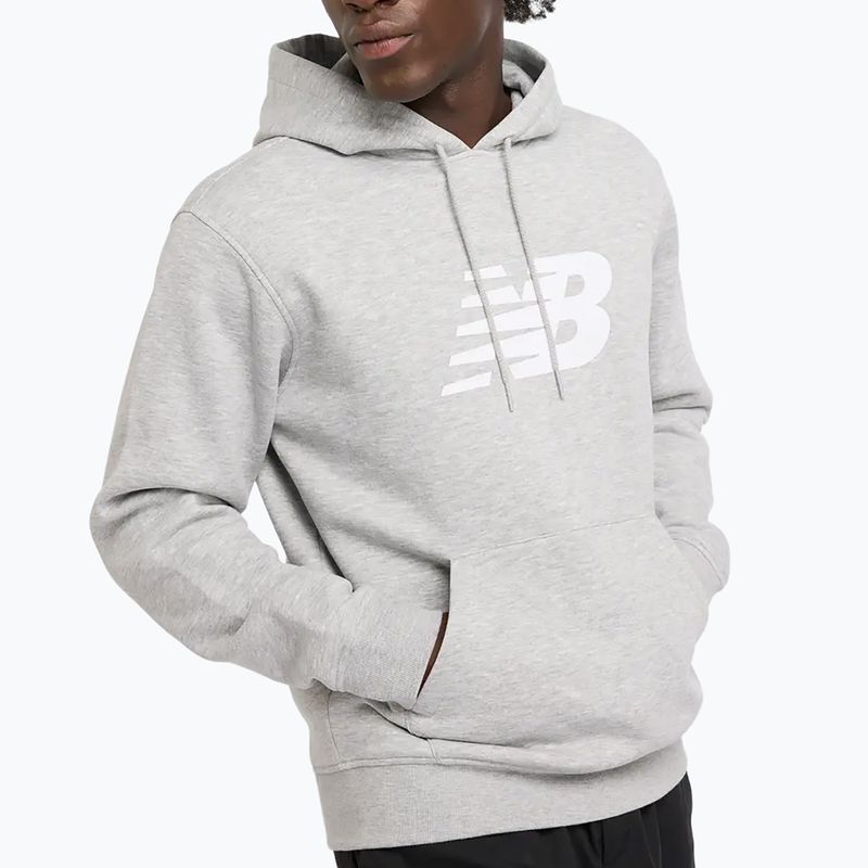 Men's New Balance Core Brushed Hoodie athletic grey 4