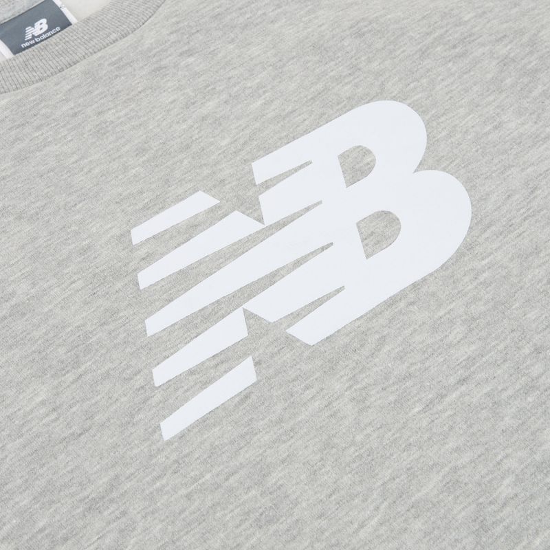 Men's sweatshirt New Balance Sport Core Brushed Crew reflection/white/light arctic grey 3