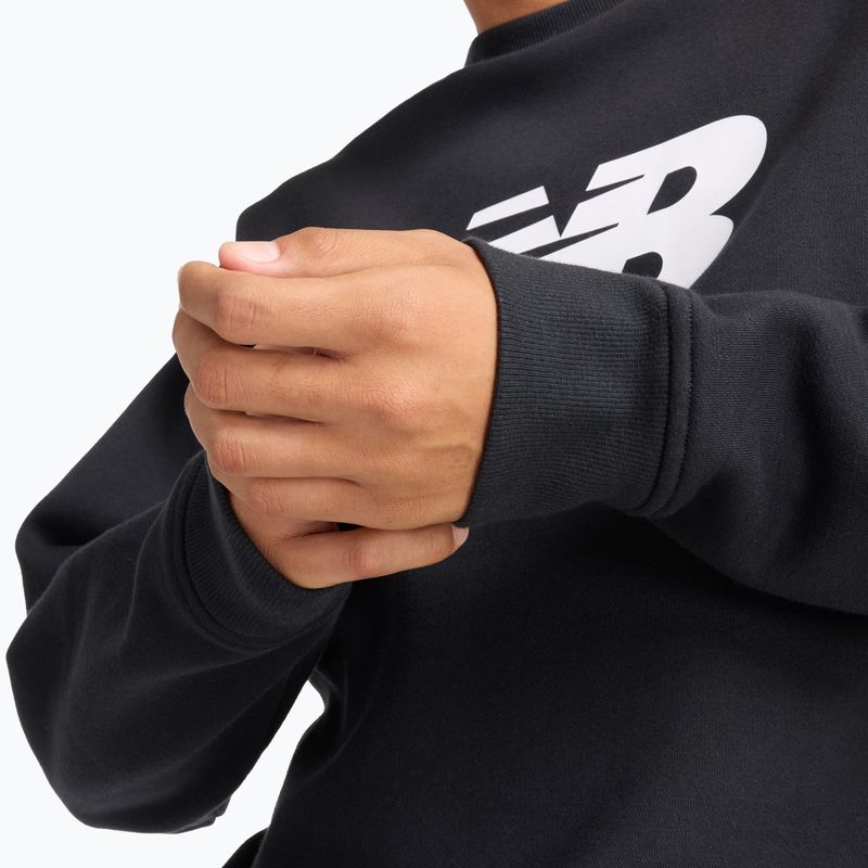 Men's sweatshirt New Balance Sport Core Brushed Crew black/white 5