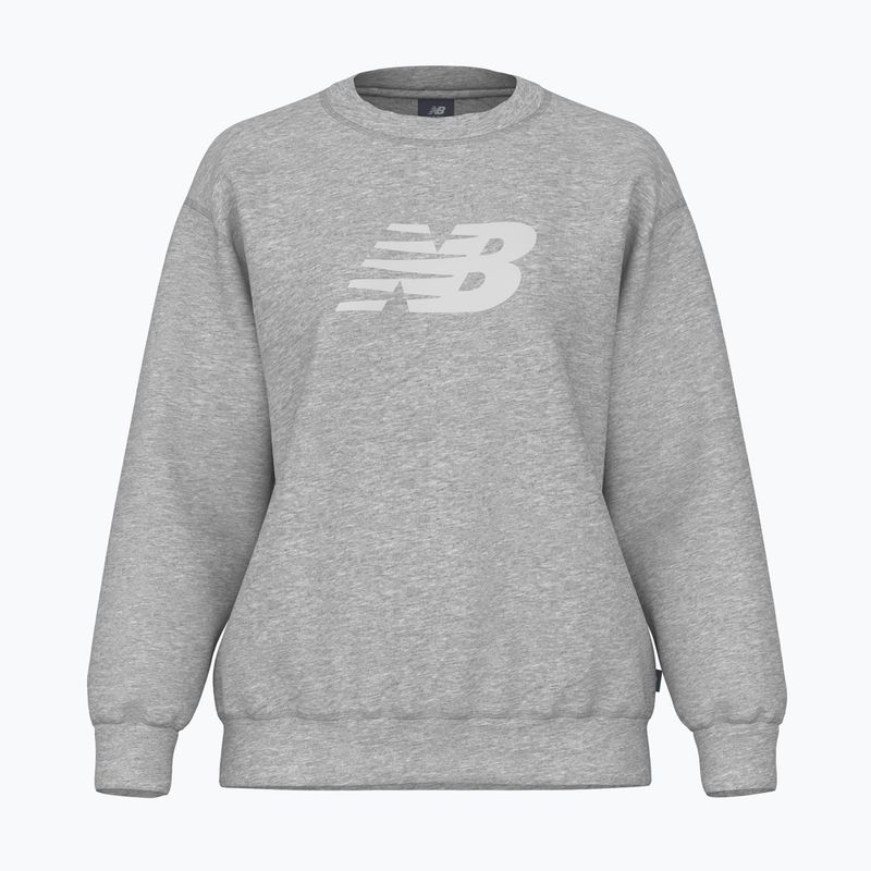 Women's sweatshirt New Balance Sport Fleece Logo Crew athletic grey