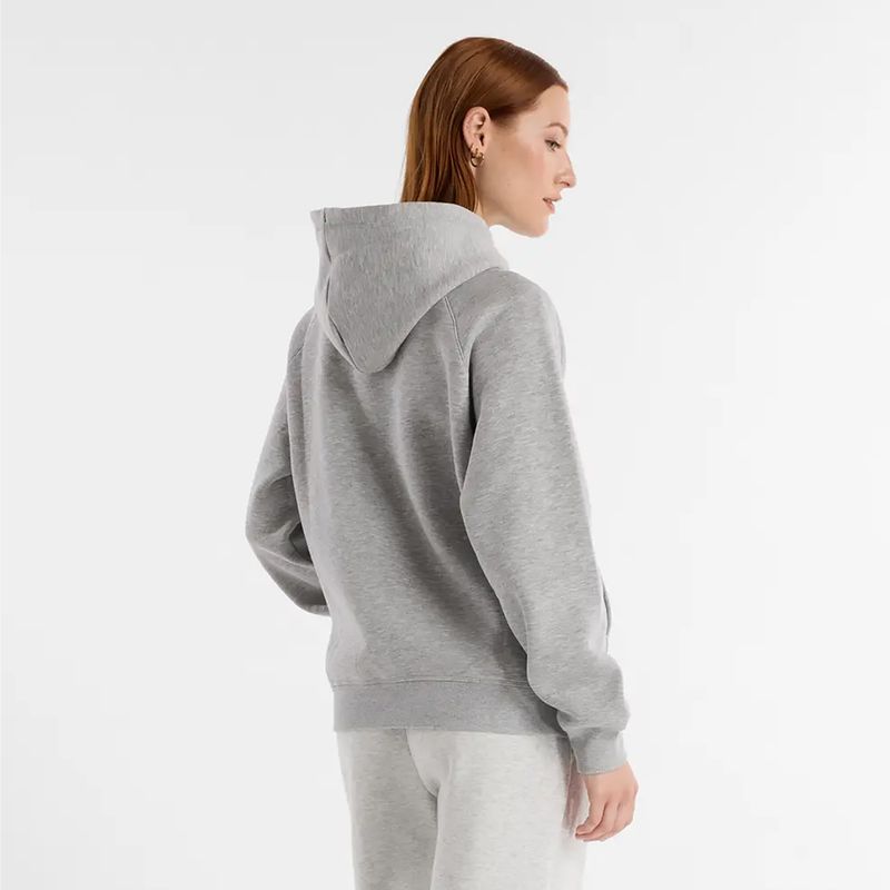 Women's New Balance Fleece Hoodie athletic grey 2