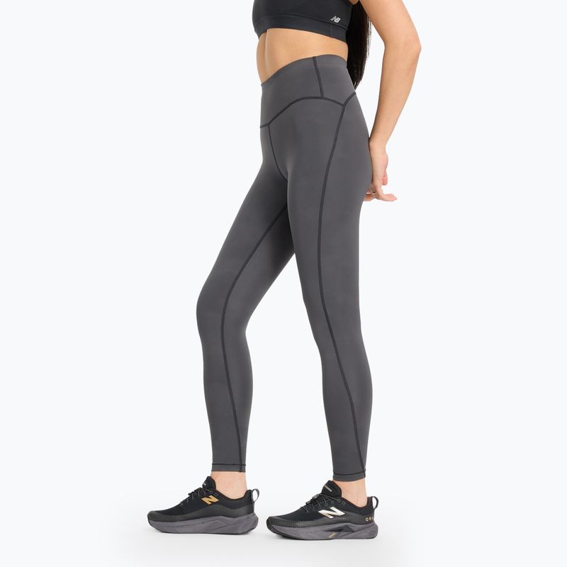 Women's running leggings New Balance Athletics Reflective Heat High Rise black top 3