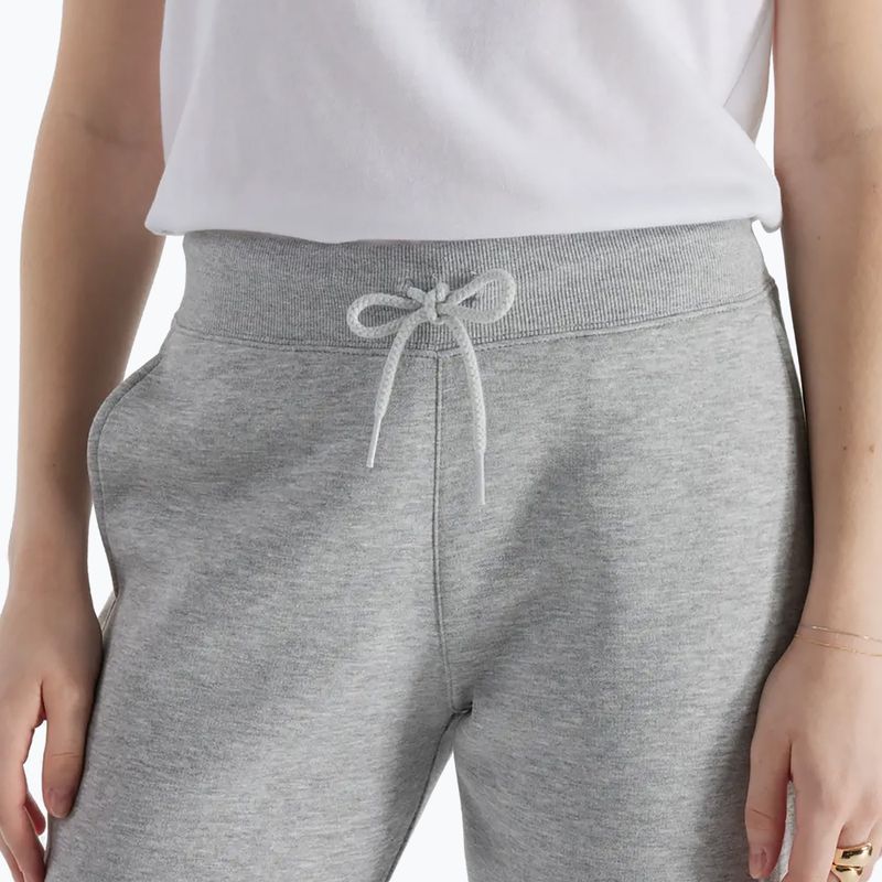 Women's New Balance Fleece Jogger trousers athletic grey 4
