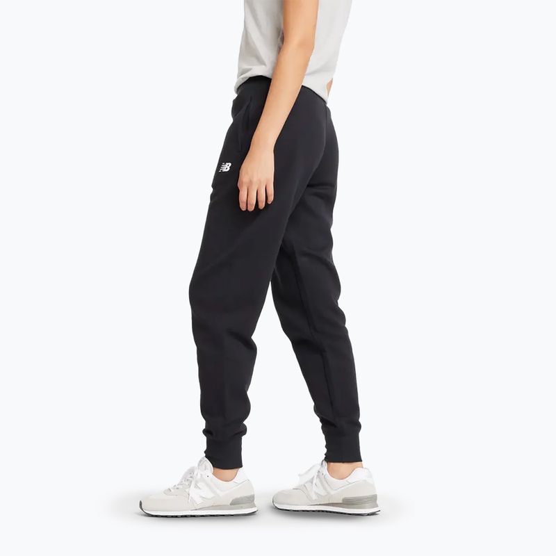 Women's New Balance Fleece Jogger trousers black 3