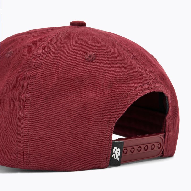 New Balance V990 Block N Curved Brim mercury red baseball cap 4