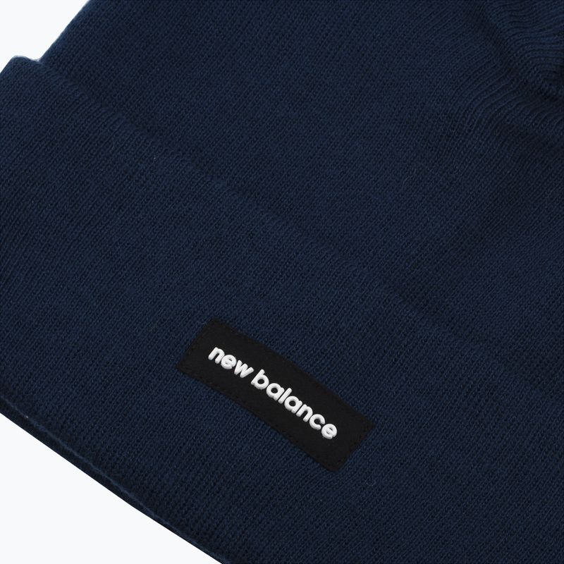 New Balance winter beanie Linear Cuffed navy 3