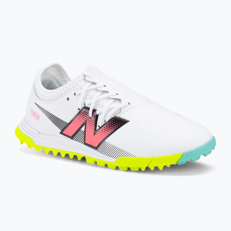 Children's football boots New Balance Furon Dispatch V7+ TF white