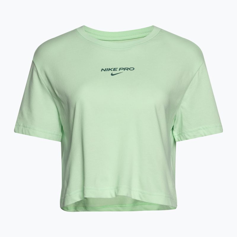 Women's training t-shirt Nike Pro Dri-Fit Cropped vapour green