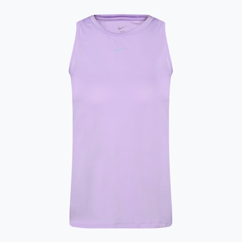 Women's training tank top Nike One Classic Dri-Fit lilac bloom/black