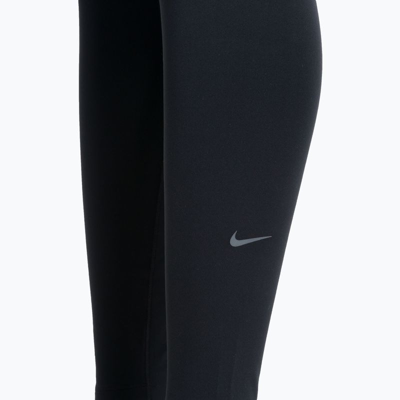 Women's leggings Nike One High-Waisted Full Lenght black/black 3