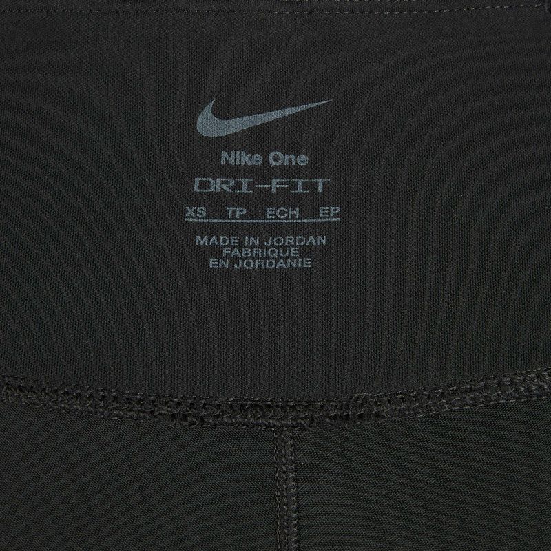 Women's Nike One High-Waisted 5" Biker shorts black 4