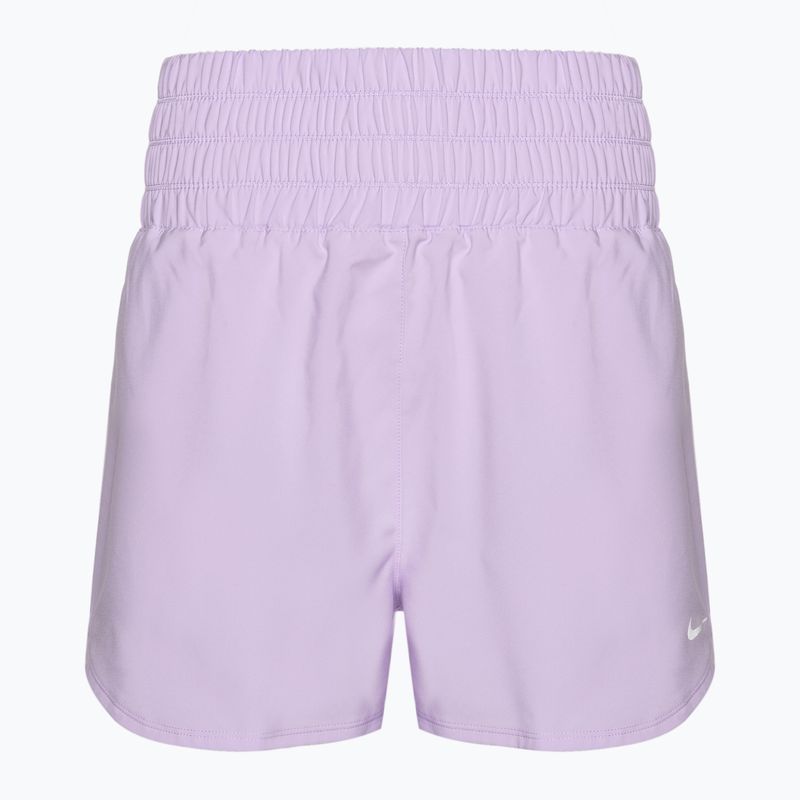 Women's shorts Nike One Dri-Fit Ultra High-Waisted 3" lilac bloom