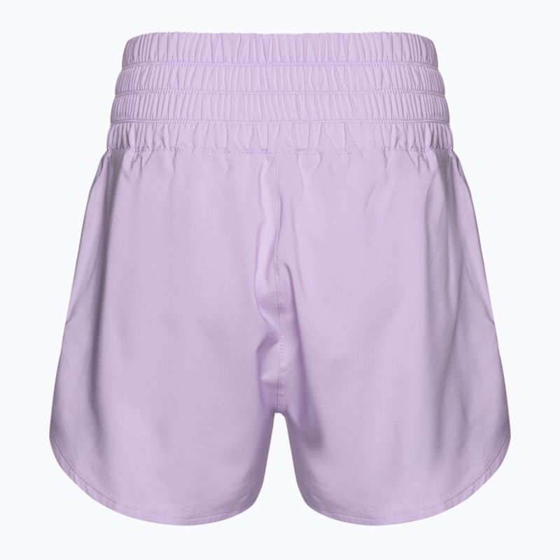 Women's shorts Nike One Dri-Fit Ultra High-Waisted 3" lilac bloom 2