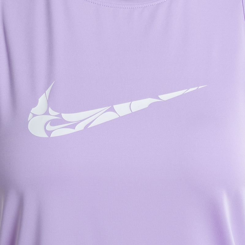 Women's running tank top Nike One Graphic TT lilac bloom/white 3