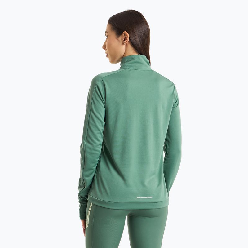 Women's Nike Swoosh Dri-FIT 1/4-Zip Mid running sweatshirt bicoastal/vapor green 2