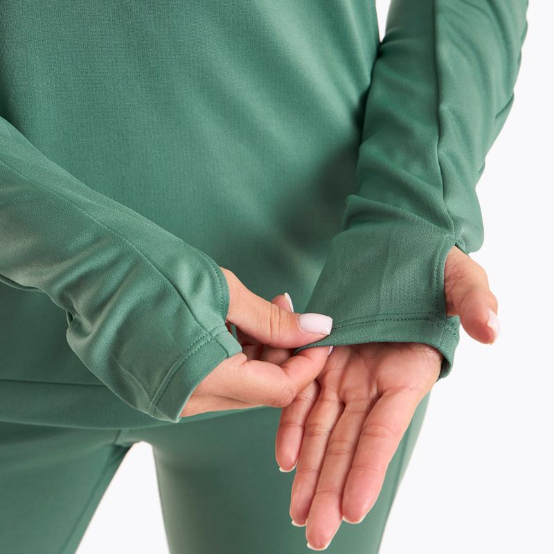 Women's Nike Swoosh Dri-FIT 1/4-Zip Mid running sweatshirt bicoastal/vapor green 4