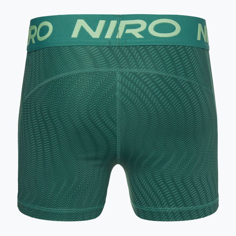 Women's Nike Pro Dri-Fit Mid-Rise 3" Printed bicoastal/white training shorts 2