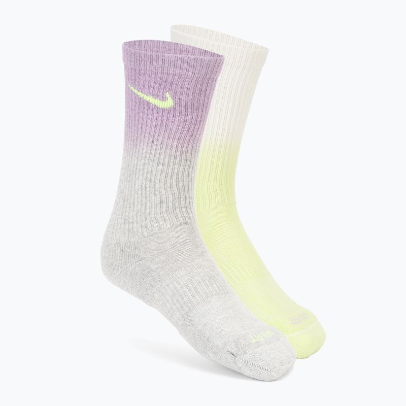 Nike Everyday Plus socks 2 pairs multicolor/violet