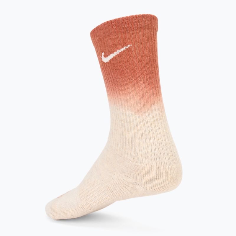 Nike Everyday Plus socks 2 pairs multicolor/orange 6