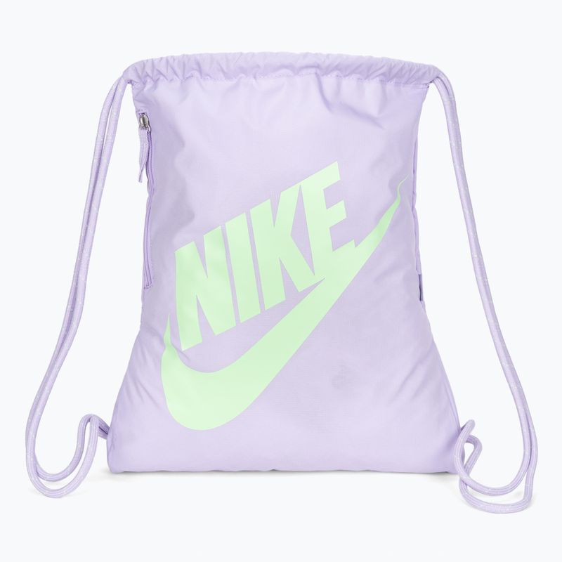 Nike Heritage 13 l lilac bloom/lilac bloom/vapor green bag 2