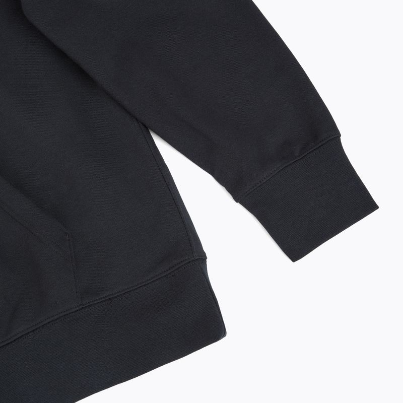 Men's sweatshirt Nike Club French Terry Pullover Hoodie black/black/white 11