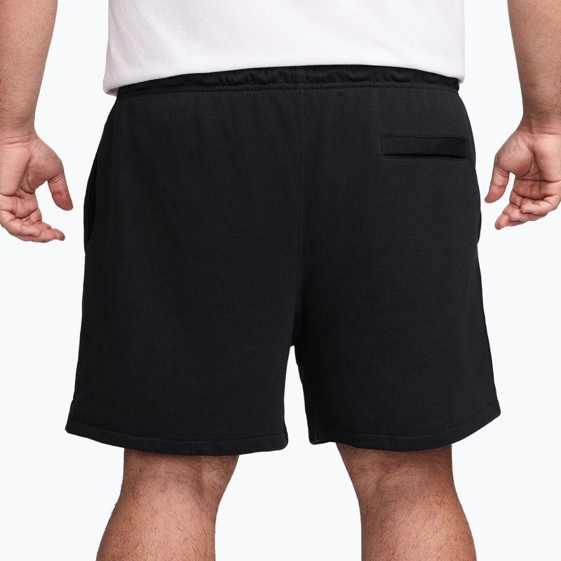 Men's shorts Nike Club French Terry Flow black/black/white 3