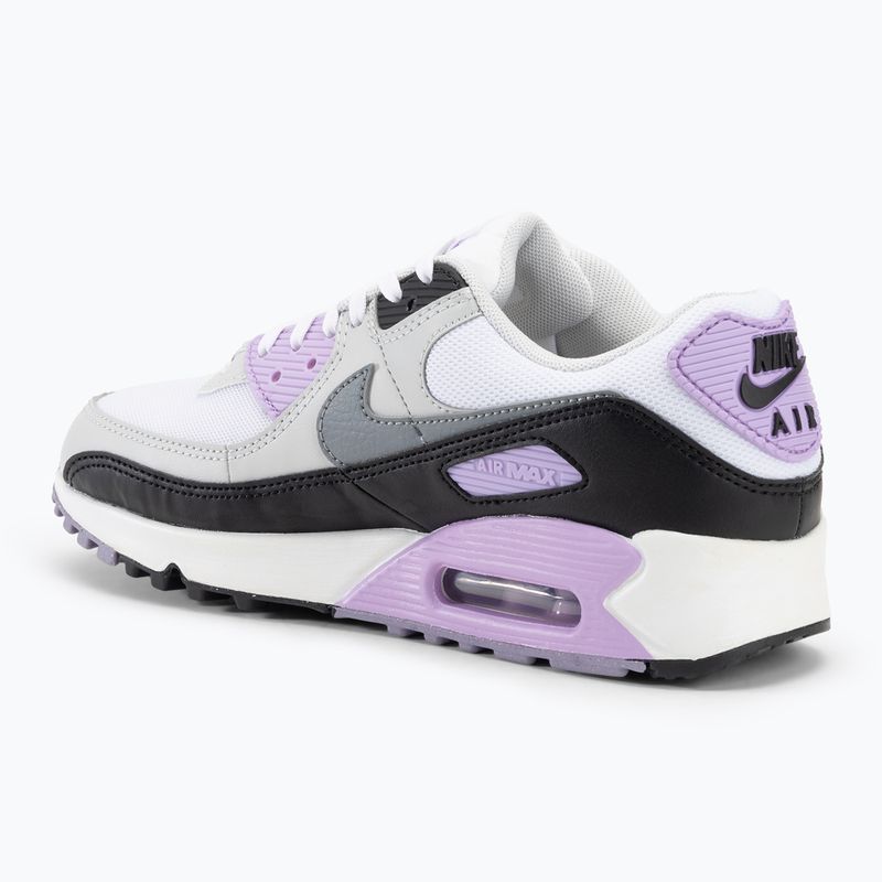 Nike Air Max 90 women's shoes white/lilac/photon dust/cool grey 3