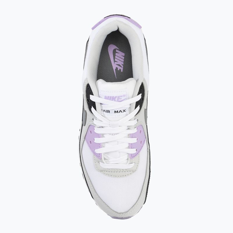 Nike Air Max 90 women's shoes white/lilac/photon dust/cool grey 5