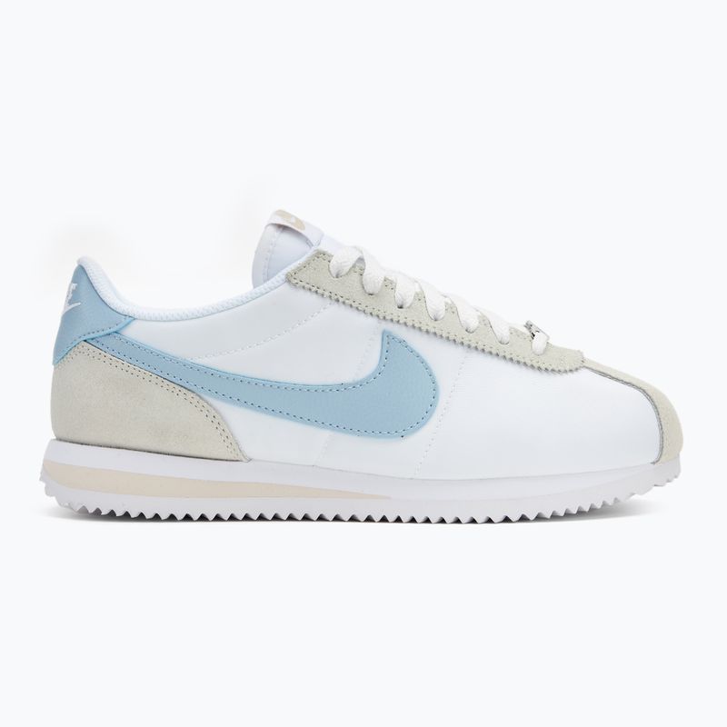 Nike Cortez women's shoes white/light armory blue 2